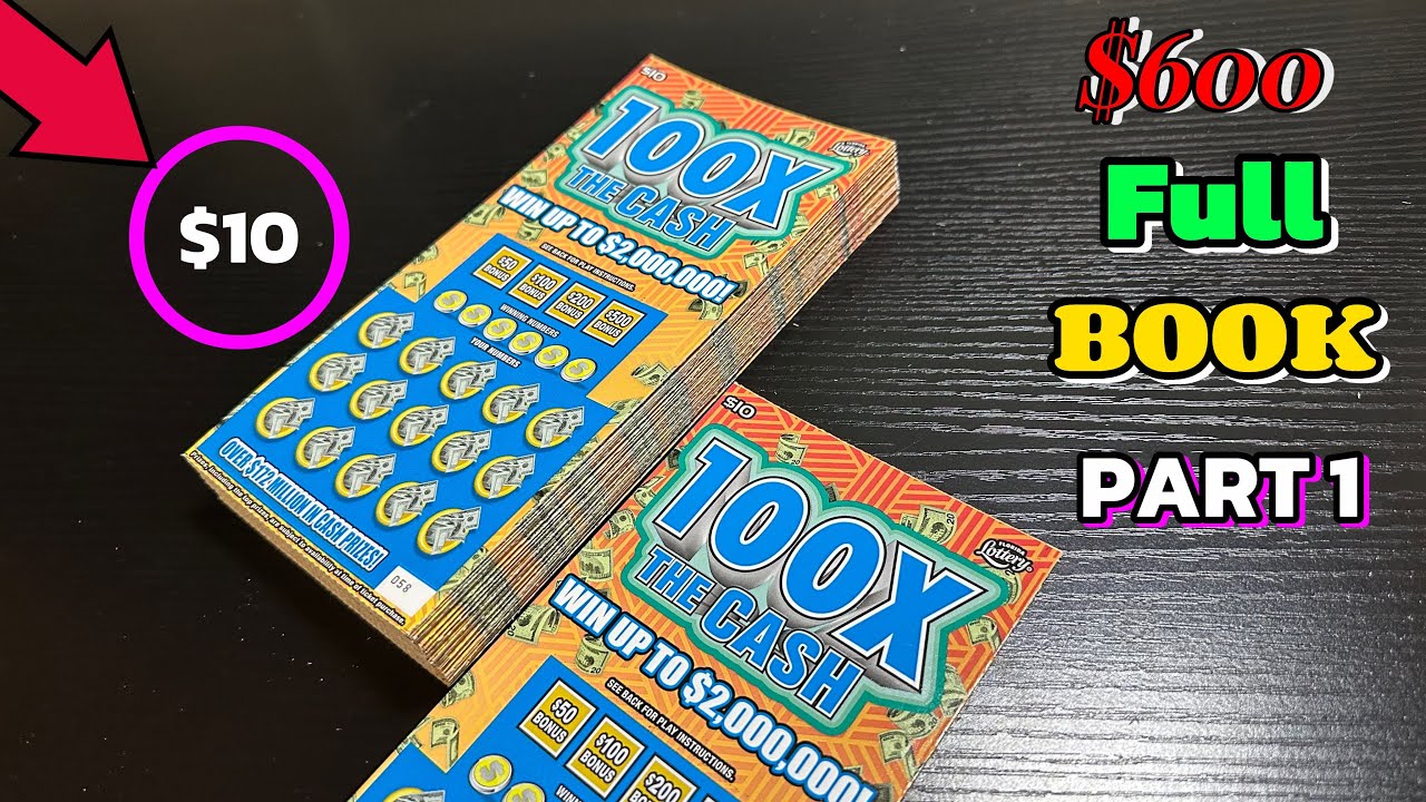 I BOUGHT A full BOOK of $10 100X THE CASH | 60 TICKETS (PART 1)