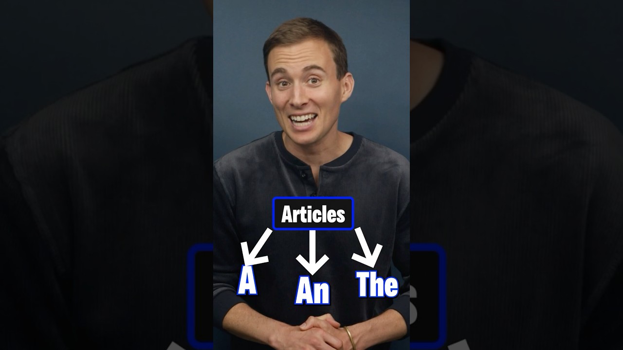 How to Use A, AN & THE (English Articles) in 3 Minutes 