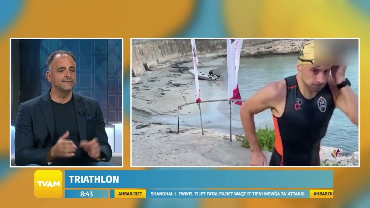 Triathlon interview - Davide Cachia