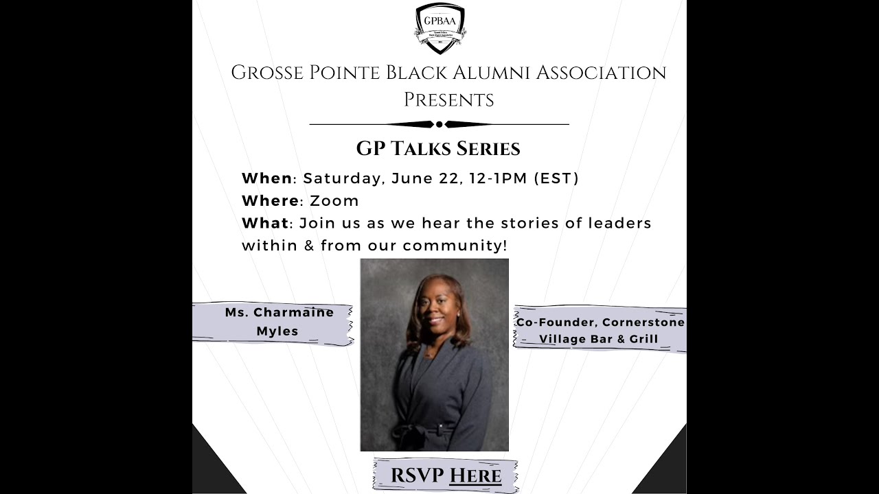 GP Talk #2: Charmaine Myles