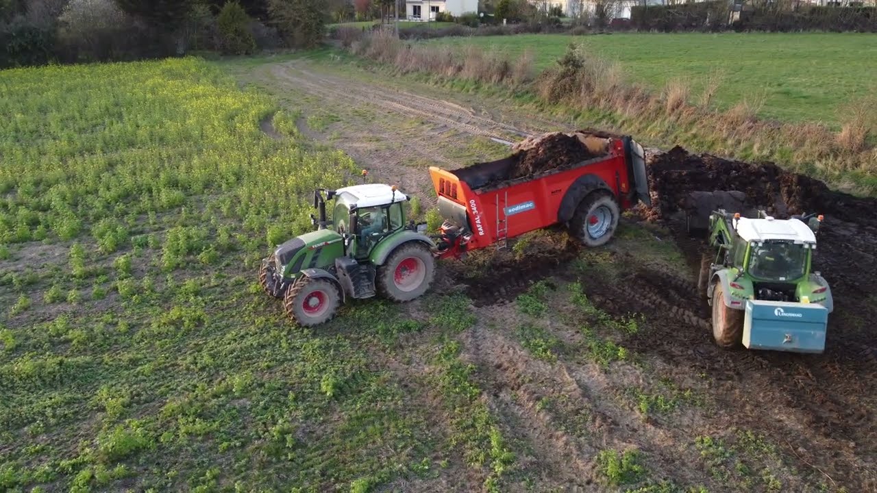 Fumier 2022 - Fendt 716 & 312 / Sodimac Rafal 3400
