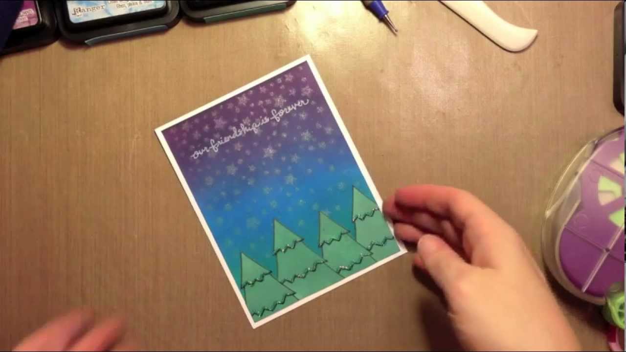 How to: Create Distress Ink Backgrounds
