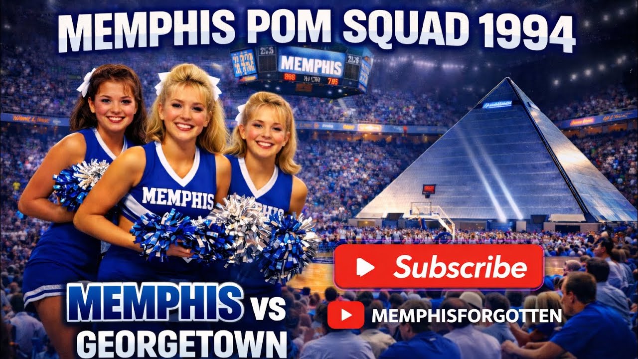 Memphis Pom Squad Lights Up The Pyramid (1994) Memphis vs Georgetown