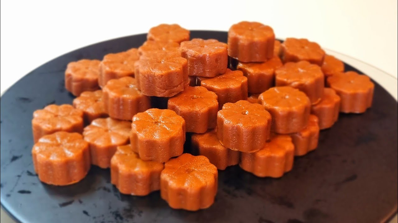 Tôffi au lait concentré Sucré vanille.