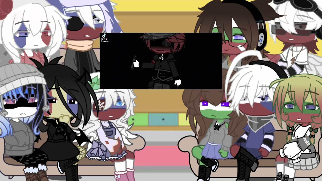 Countryhumans react to…|bad english| my au #gachaclub #countryhumans 