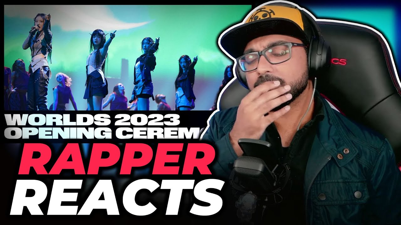 Rapper Reacts to League of Legends Worlds 2023 Opening Ceremony | NewJeans, HEARTSTEEL and More!