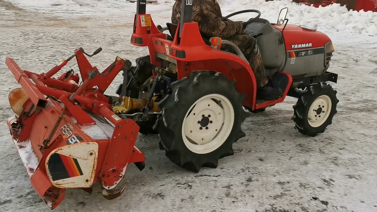 YANMAR AF15 ЯПОНСКИЙ МИНИТРАКТОР ОТ КОМПАНИИ КОТАМОТО.