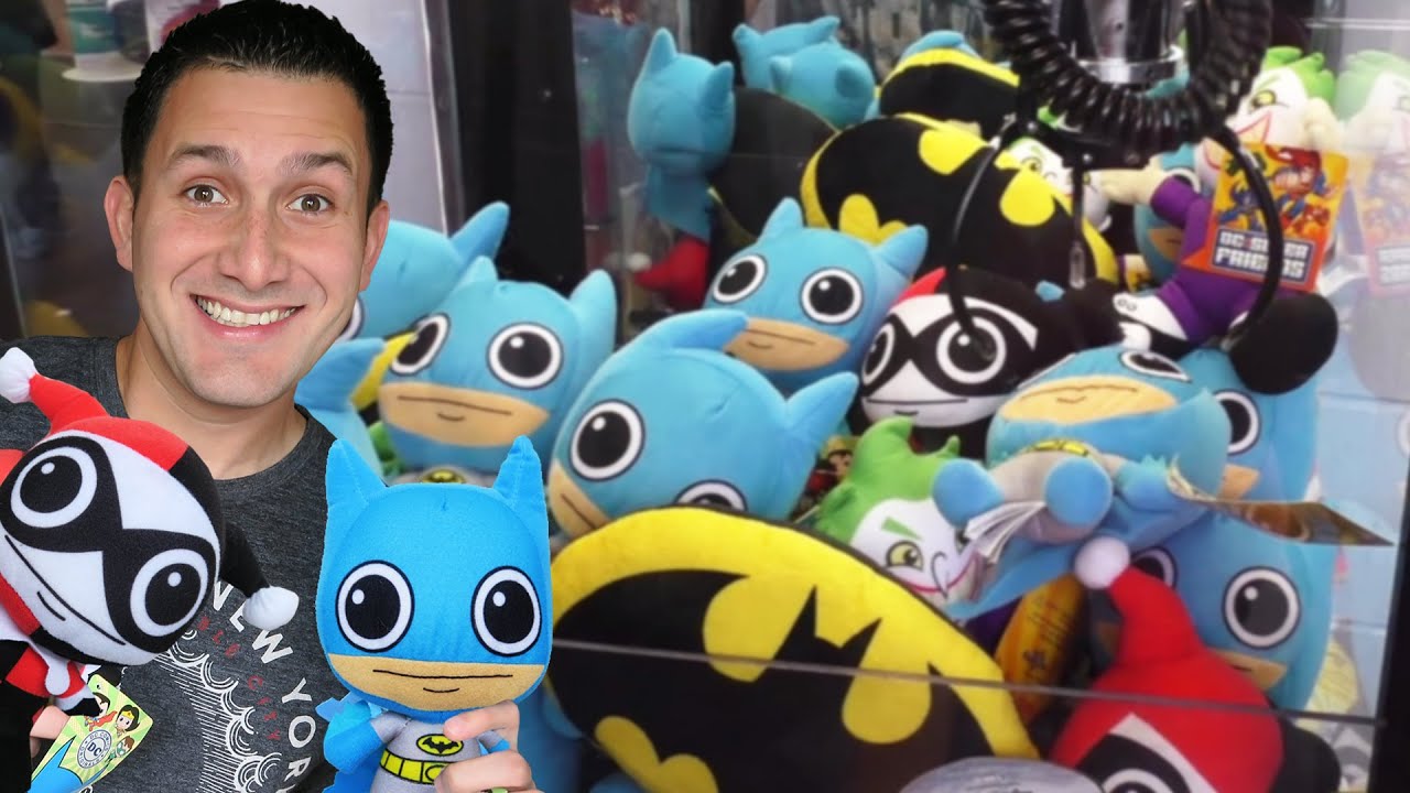 Batman Mania at the claw machine!