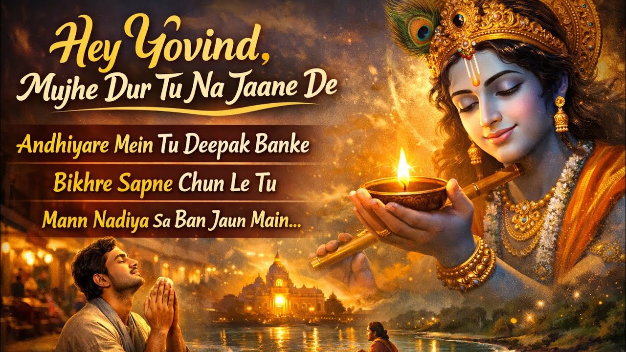 Hey Govind Mujhe Dur Tu Na Jaane De 🙏 | Heart Touching Krishna Bhajan | Soulful Bhakti Song