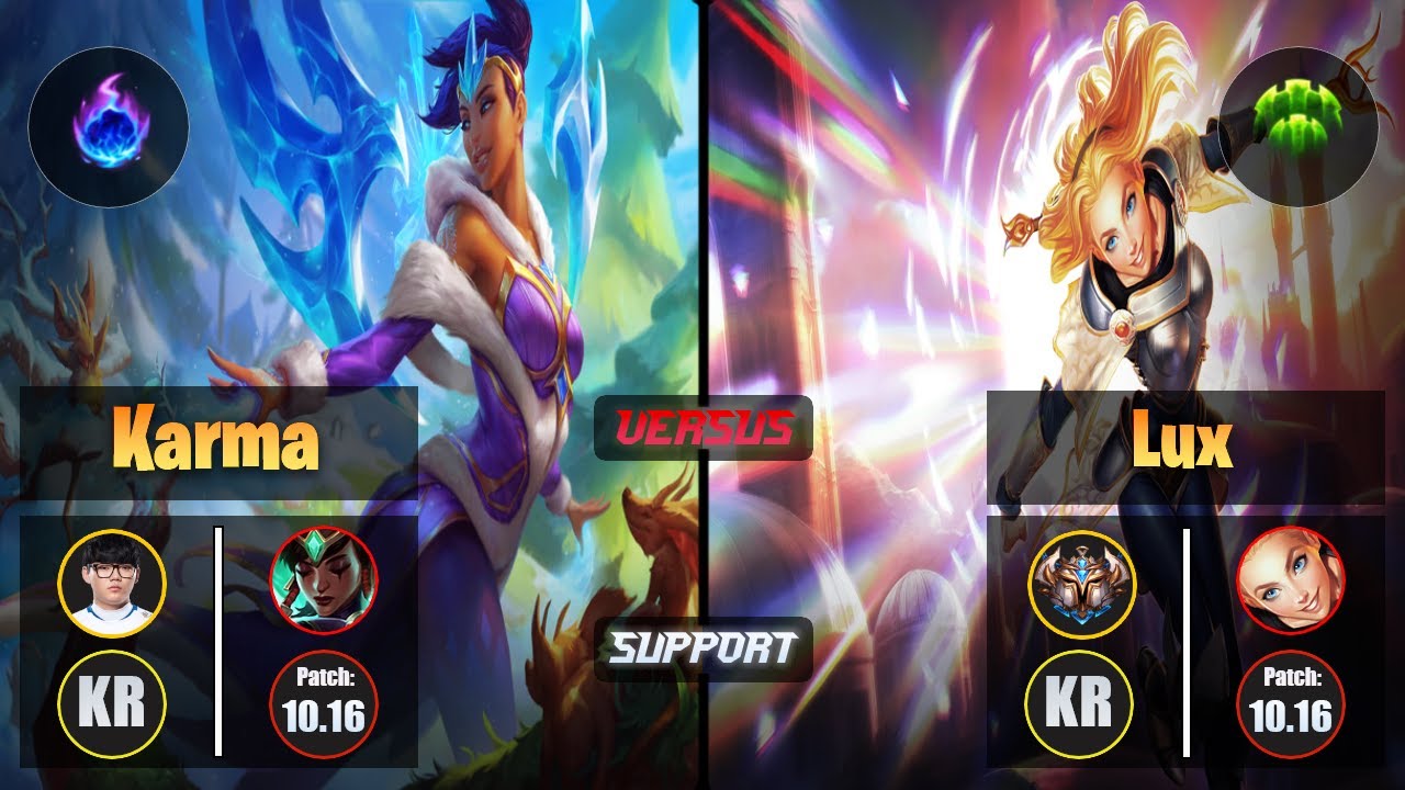 Hoit KARMA (Support) [Arcane Comet] VS LUX - Challenger KR Patch 10.16