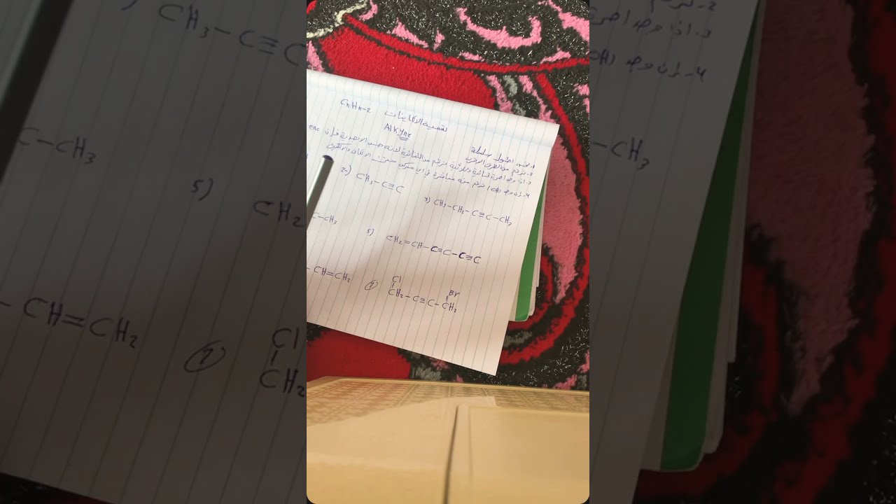 تسمية الالكاينات( الاستيلينات)