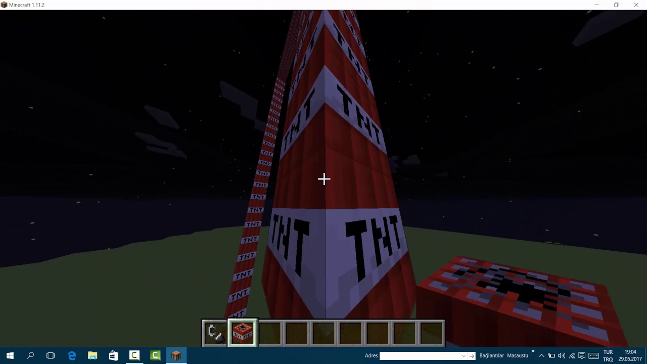 Minecraft #2 - BU KEZ 500 ADET TNT PATLATTIM!