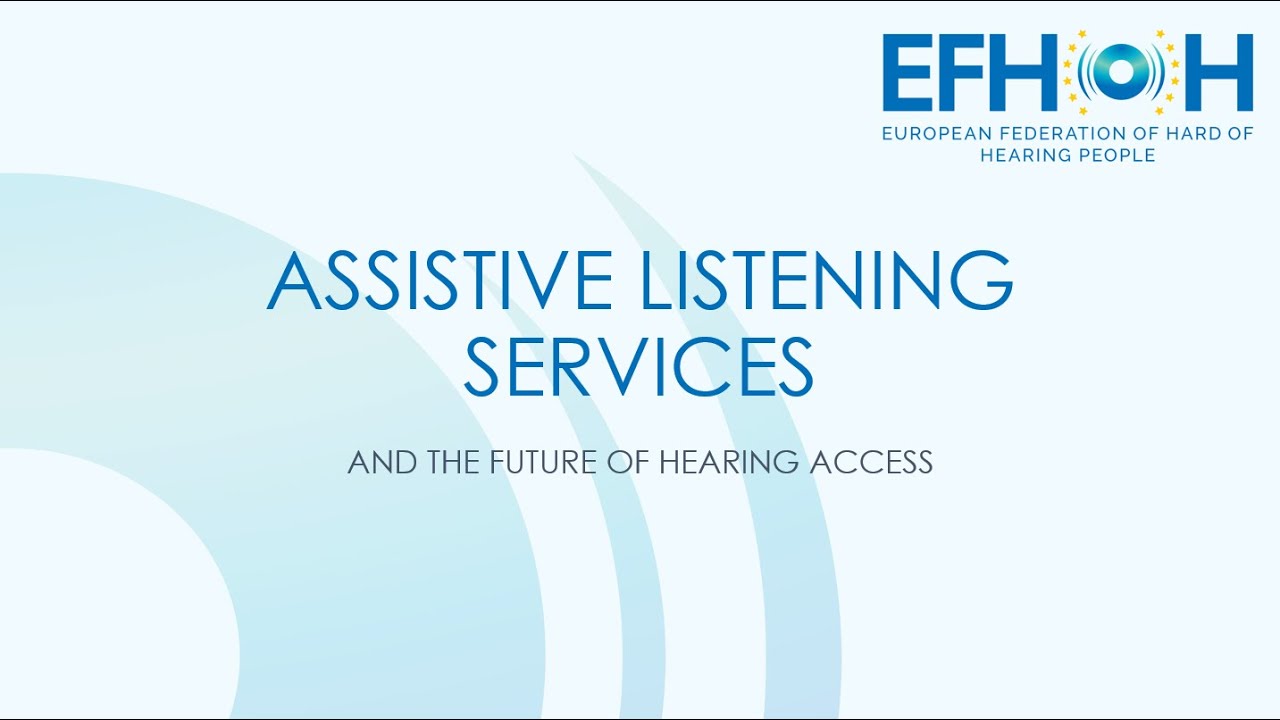 Assistive Listening Systems and the future of Hearingn Access Webinar 10/09/2024