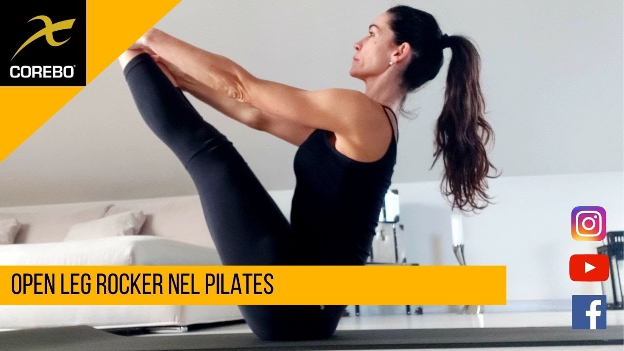 Come eseguire l'Open Leg Rocker nel Pilates