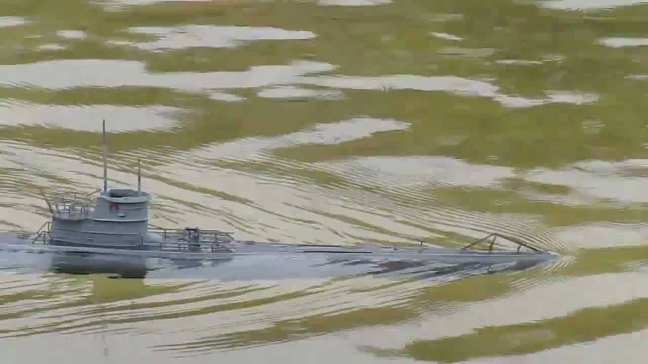 U-Boot VIIC U-552 conversion rc. Launch and maiden voyage