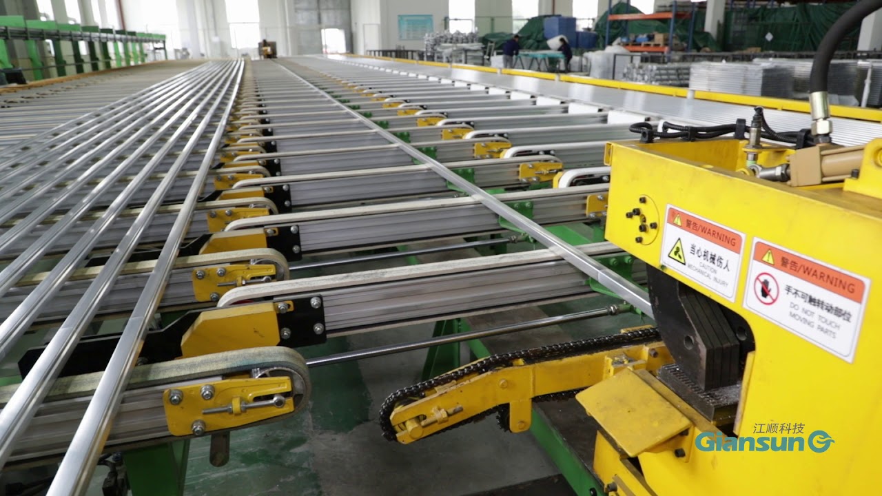 Giansun 1000T full automatic extrusion line