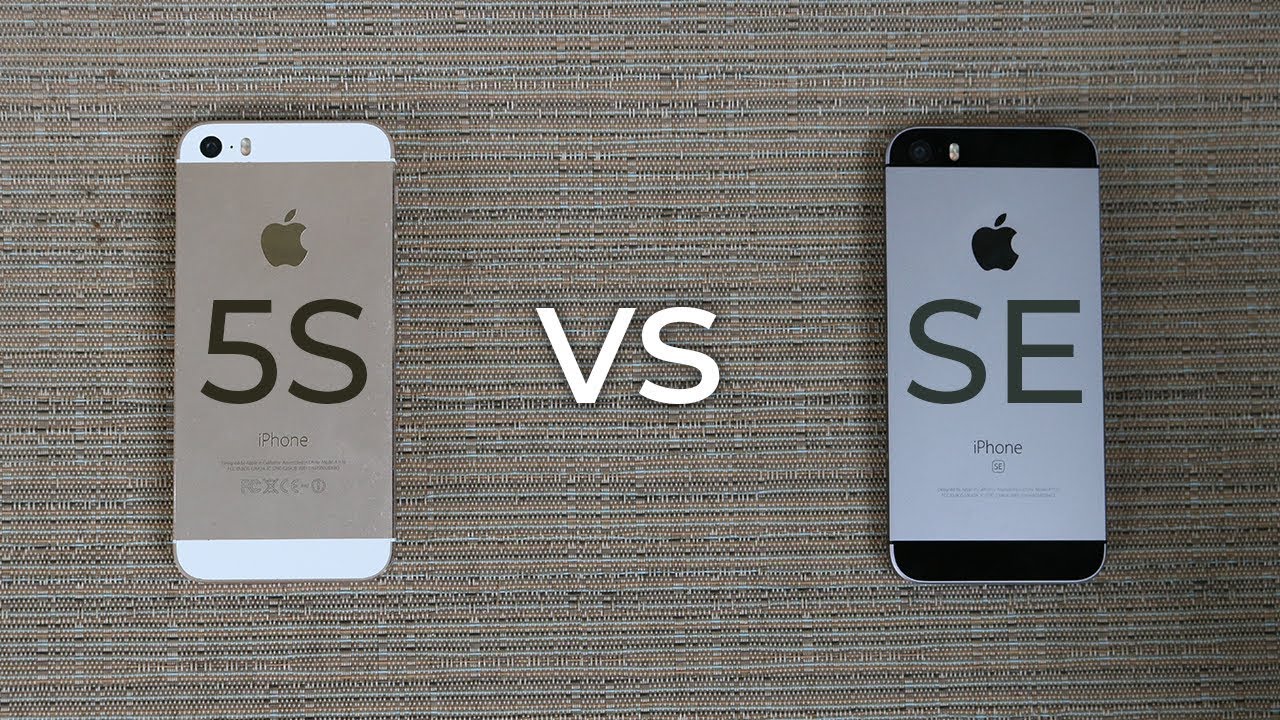 iPhone 5S vs iPhone SE - 2018 Comparison
