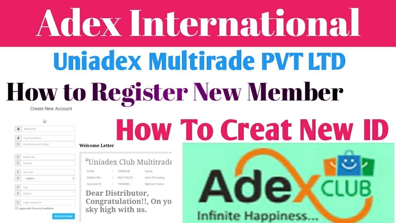 UNIADEX CLUB BUSINESS PLAN  join Uniadex Club