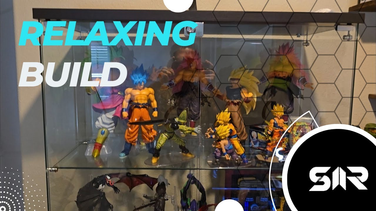 Building a Relaxing Glass Display Cabinet for My Collectibles #asmr