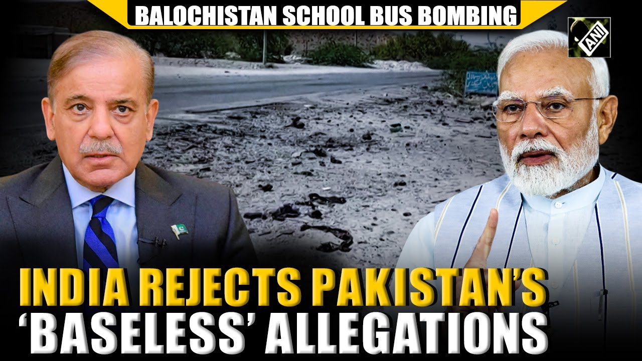 Pakistan accuse India for deadly Balochistan school bus bombing; MEA rejects &lsquo;baseless&rsquo; allegations