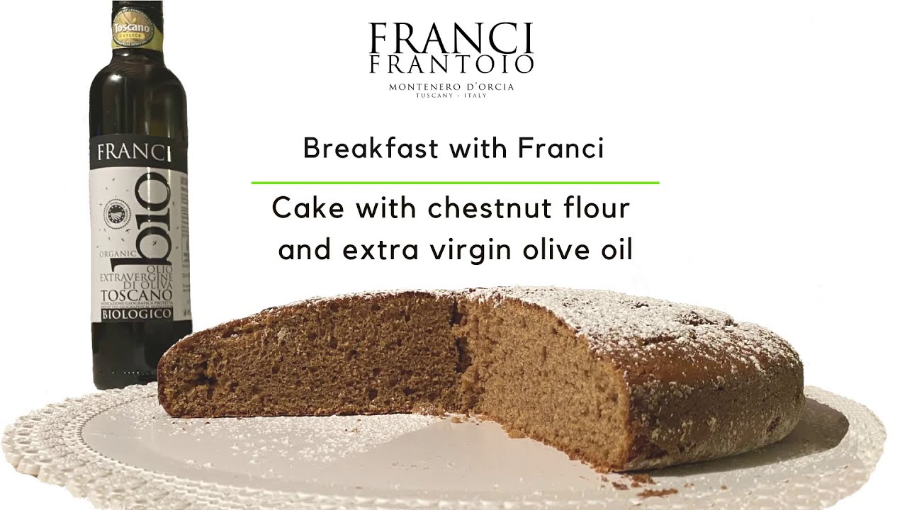 Cake with chestnut flour and extra virgin olive oil