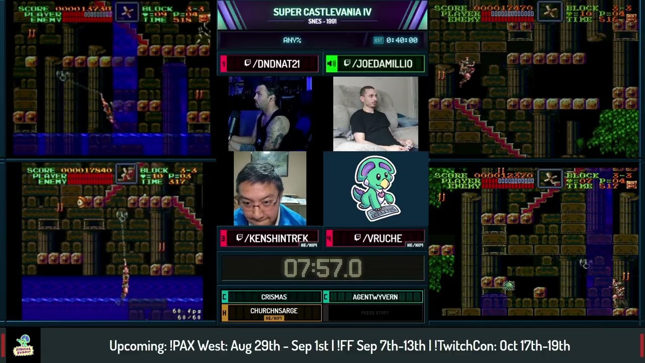 GDQ Castlevania Hotfix 2025 Race Ft. Vruche, DnDnat21, Kenshintrek
