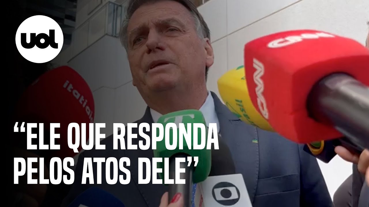 Bolsonaro sobre Marcos do Val: 'Nunca tive vínculo', diz após prestar depoimento à PF