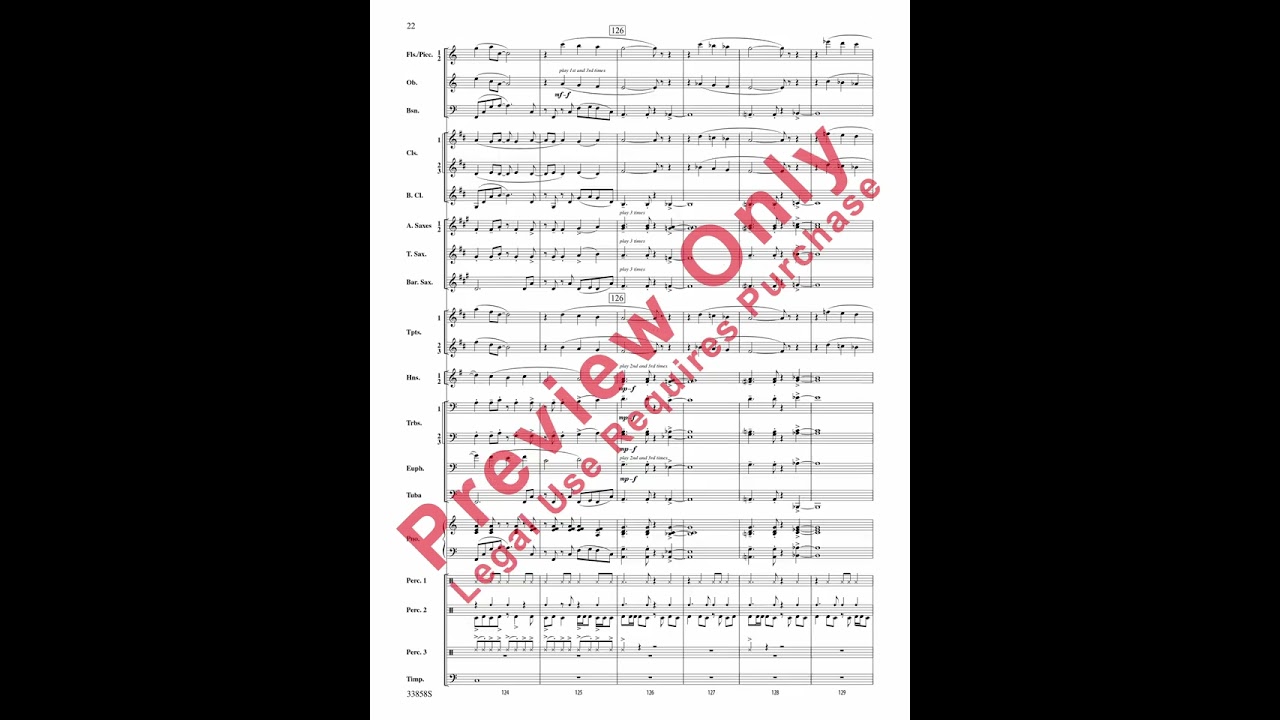 Danzas Cubanas composed. Robert Sheldon w score better quality reupload