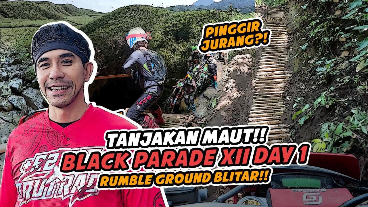 BLACK PARADE DAY 1! 103 KM RALLY X HARD ENDURO!! TREK SADIS BIKIN OBOY TERJUNGKAL!! | PART 1