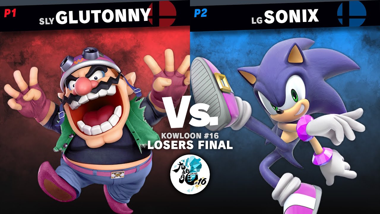 KOWLOON #16 Losers Final - Glutonny (Wario) VS Sonix (Sonic) SSBU Tournament