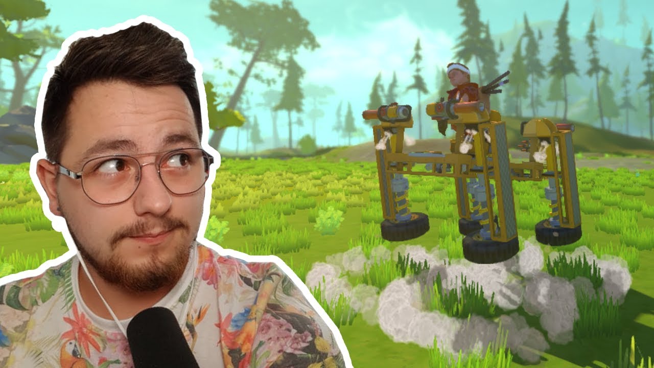 PODSKAKUJĄCY POJAZD w Scrap Mechanic!