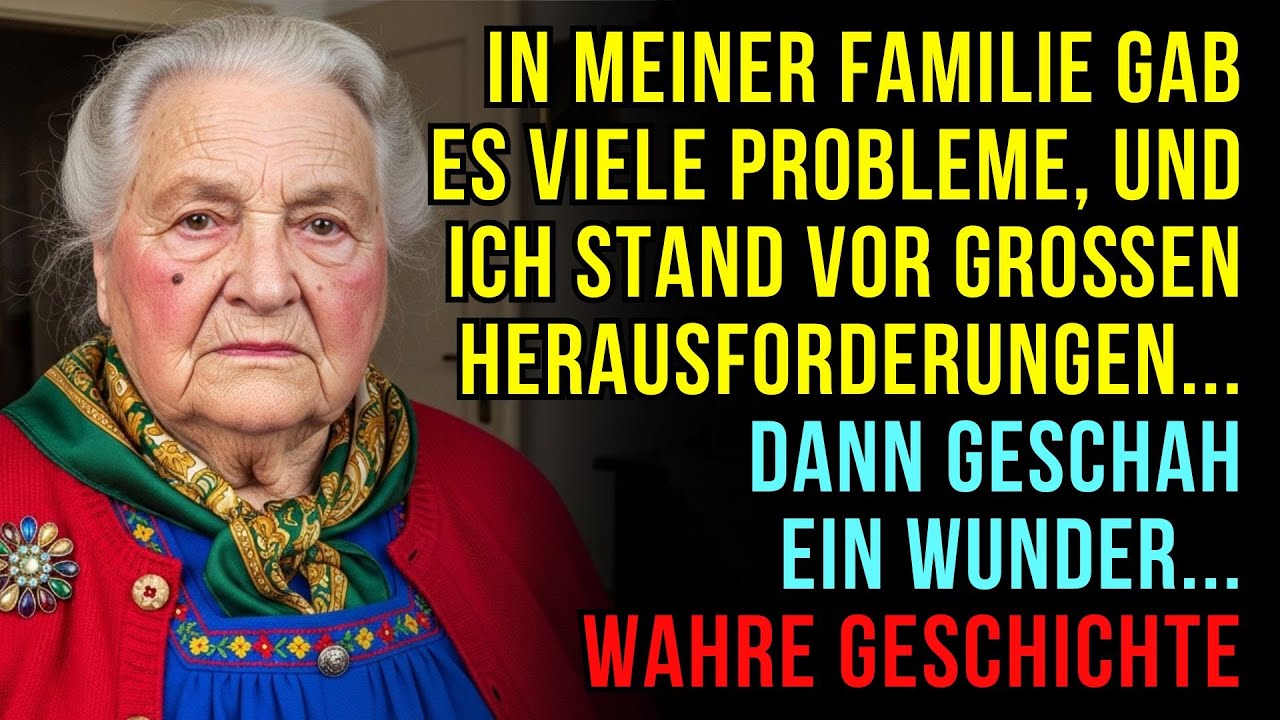 WAHRE GESCHICHTE DIESER GROSSMUTTER 💔👵 ERGREIFENDER BERICHT EINER ÜBERWINDUNG