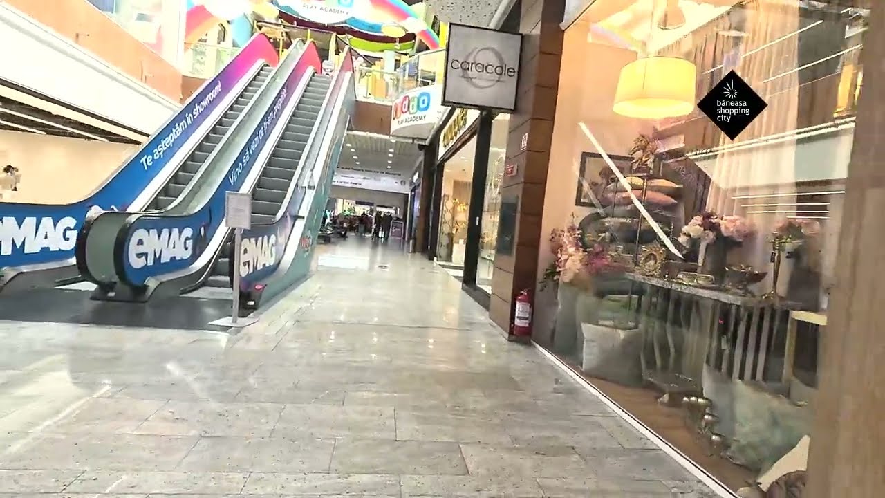 🇷🇴 Baneasa City Mall 4K Bucharest Walking Tour