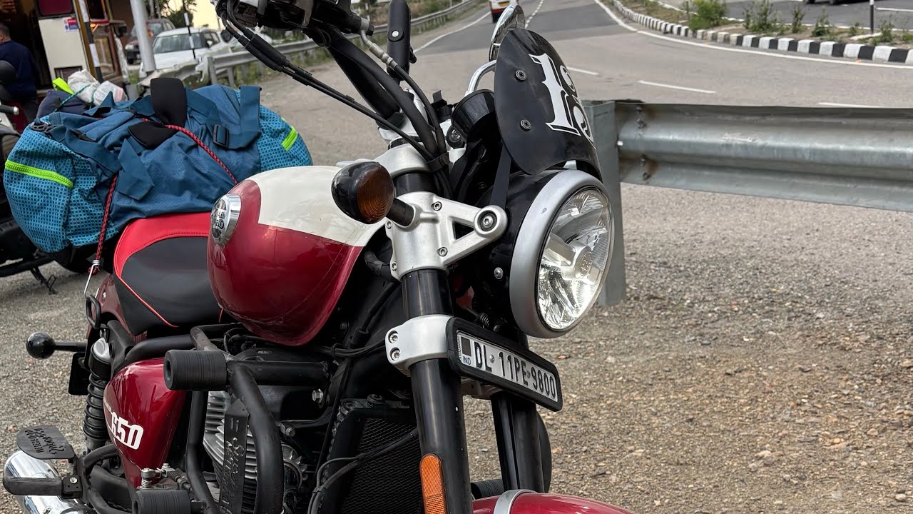 Long ride on super meteor 650 vlogs day 1  delhi to shimla