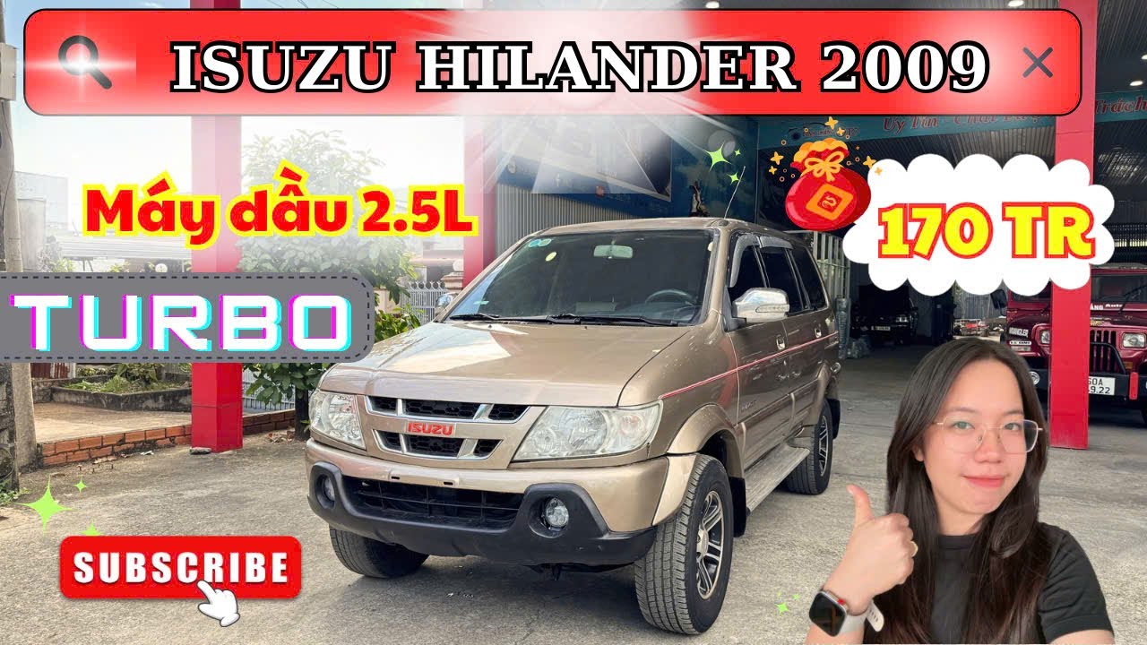 ISUZU HILANDER Đời 2009 Máy Dầu, Số Sàn 2.5L Turbo - Giá Rẻ Bất Ngờ | Đinh Thắng Auto