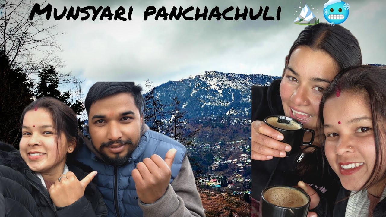 Ham Gaye Munsyari Snowfall Dekhne☃️🥶bahut enjoy Kiya hamne 😅 ...#minivlogs ♥️🫣..