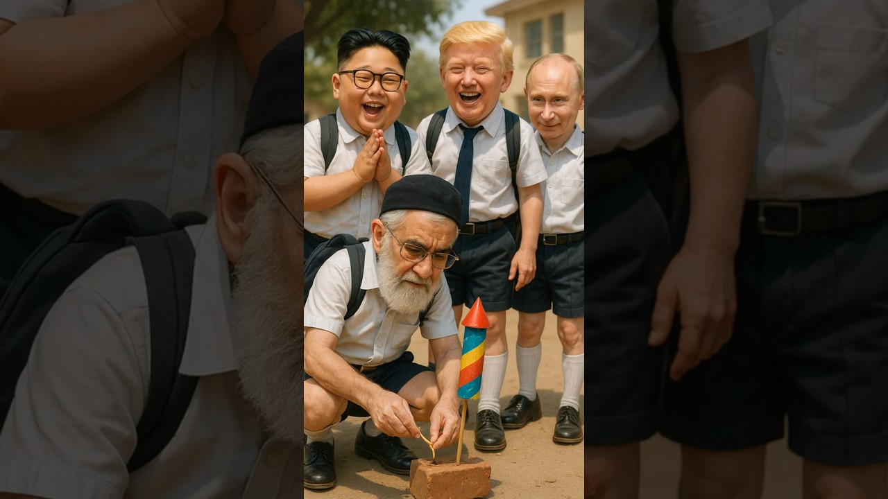 World Leaders Play with Fire At School!🎇Kim & Netanyahu Epic Fail💥🤣