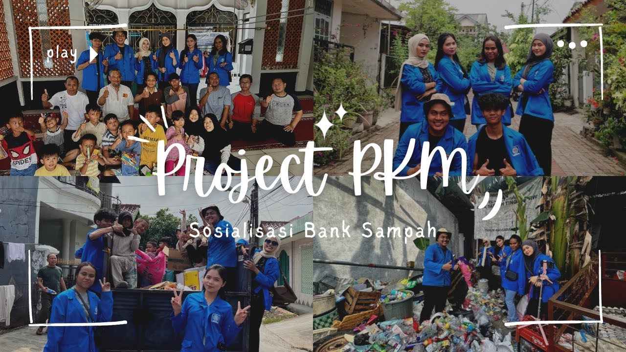 Project PKM pendidikan pancasila sosialisasi bank Sampah UBSI Cut Mutia
