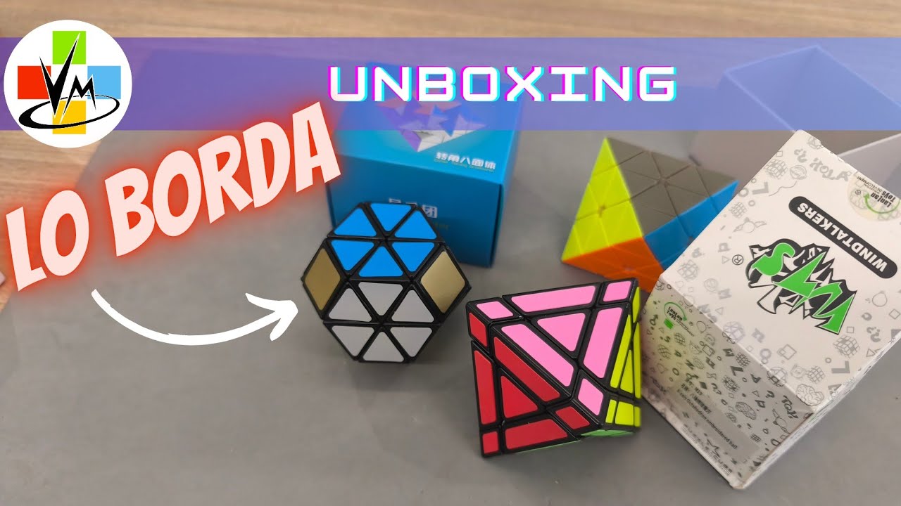 📦 8 AXIS EMBROIDERED BALL 🧩 Unboxing rubik bordad 😁👍
