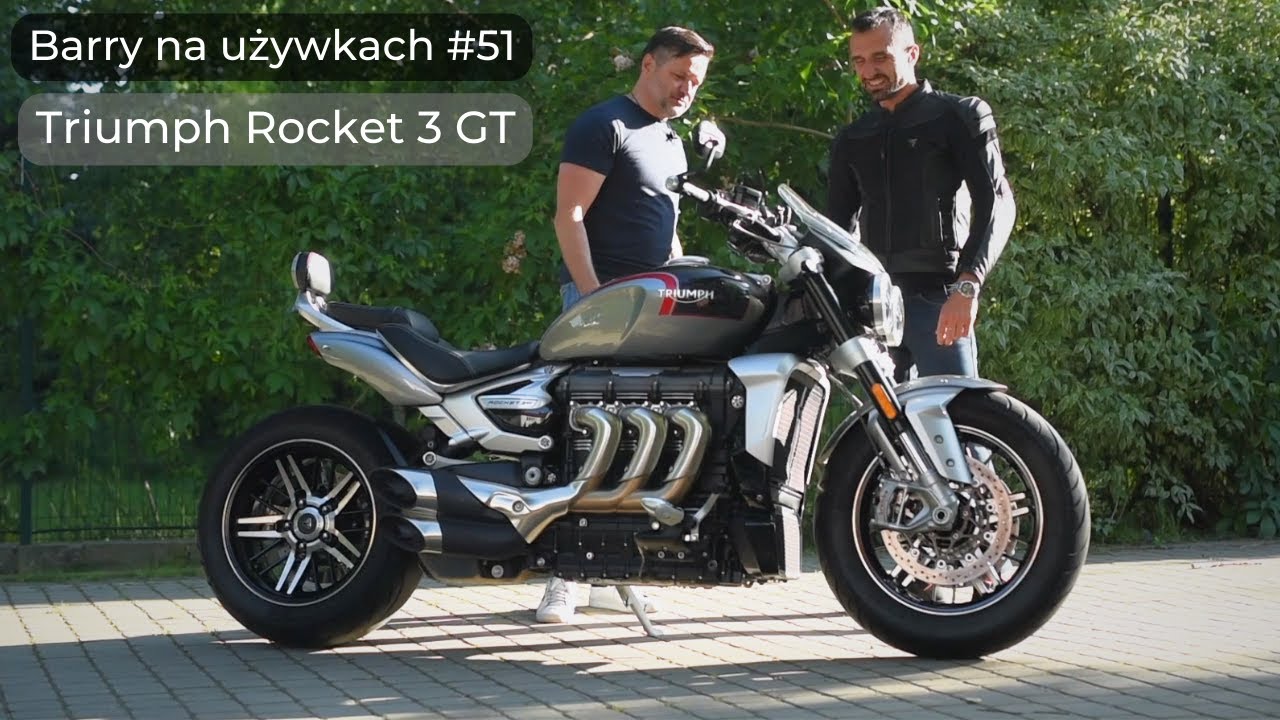 Triumph Rocket 3 GT - 2500 cm3, 167 KM, 221 Nm 😲 Niedościgły Waldemar i Barry na używkach #51
