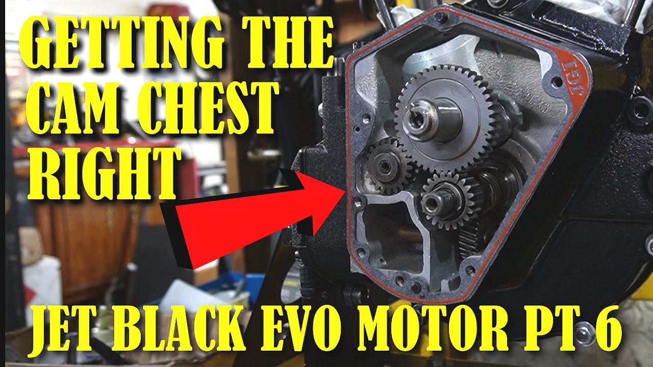 CLEARENCES ARE CRITICAL IN THE CAM CHEST! CYLINDER STUD INSTALL. PITCH BLACK EVO REBUILD PART 6