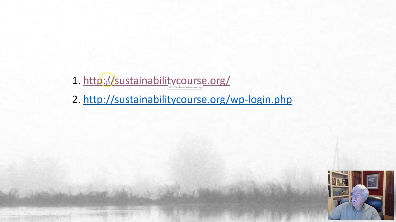 Posting to Sustainability Course Website