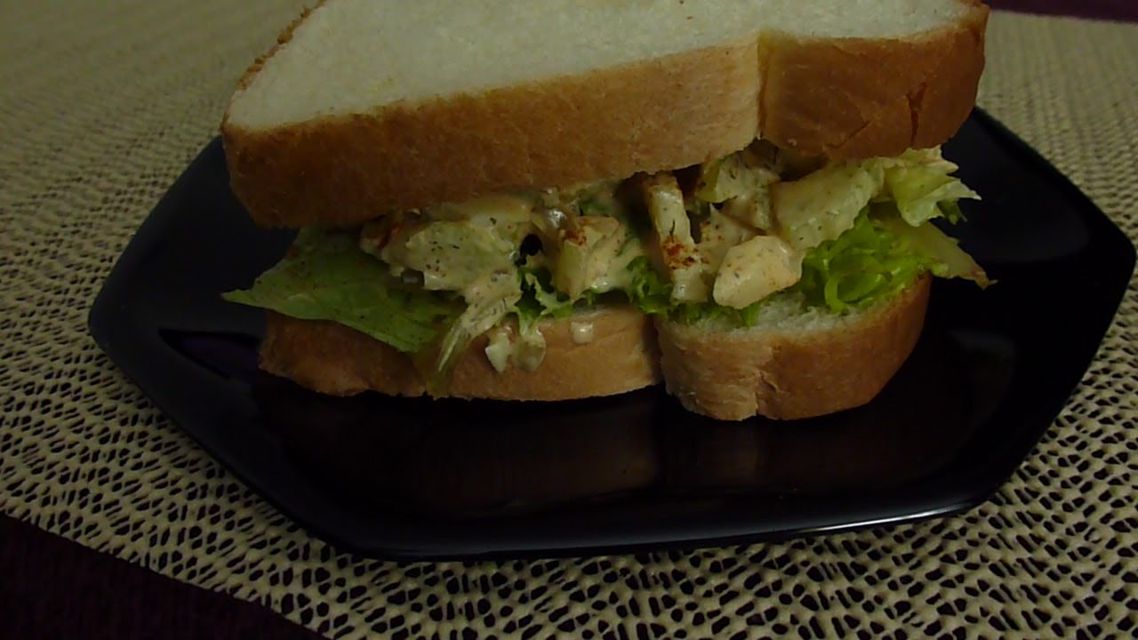 ASMR: Eating Egg Salad Sandwich