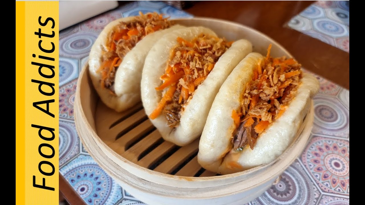 Χειροποίητα bao bun με μοσχαράκι που περίσσεψε | Handmade bao buns with leftover beef | Food Addicts