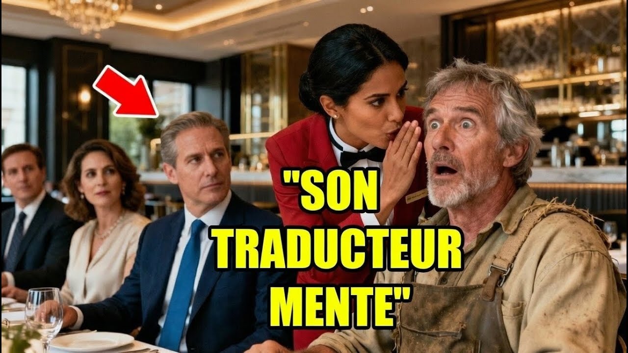 Une serveuse murmure : 