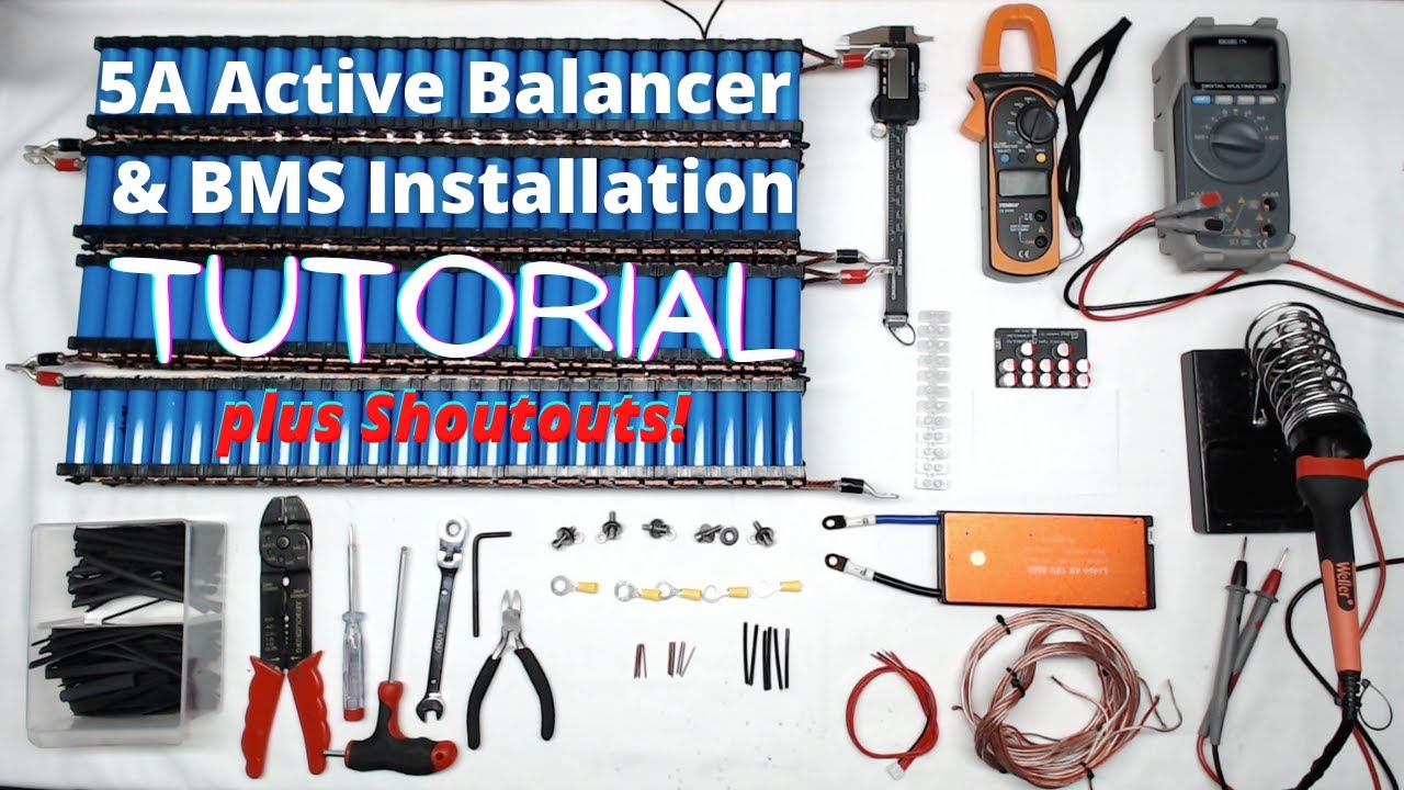 Paano Mag-Install  ng BMS at 5A Active Balancer Para sa DIY 18650 Powerwall