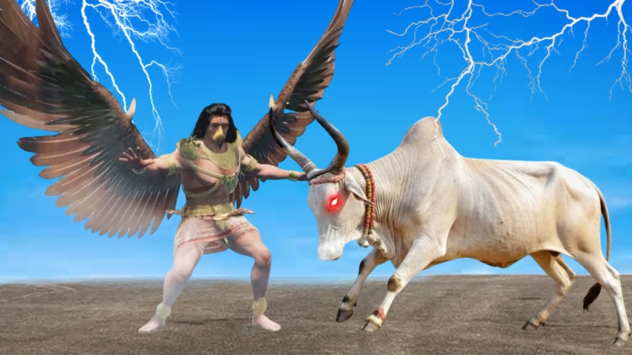 आखिर क्यों कैलाश जाते हुए नंदी का मार्ग गरुड़ ने रोका? Dharm yoddha garud Ep-203