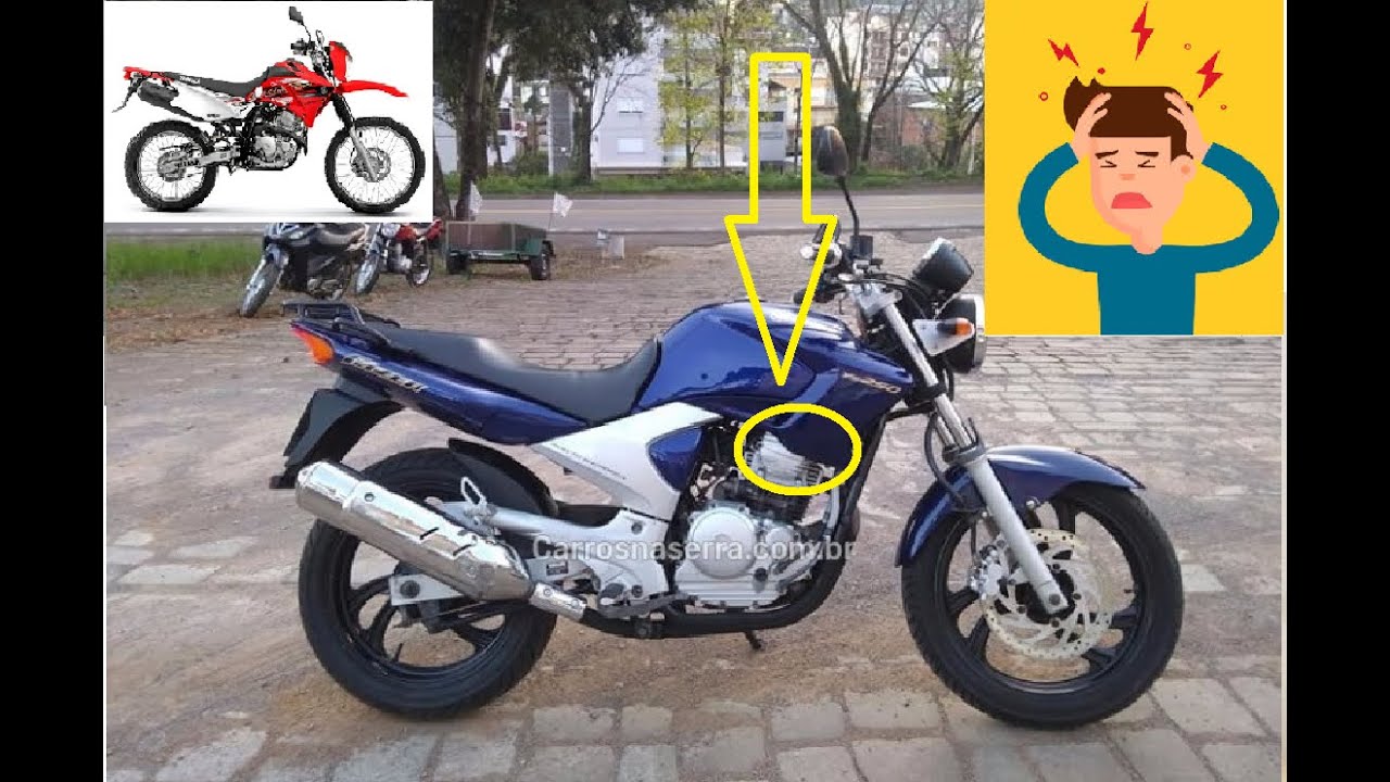 Yamaha Fazer 250, lander 250, dando tiro, estouro no escapamento ao desacelerar a moto