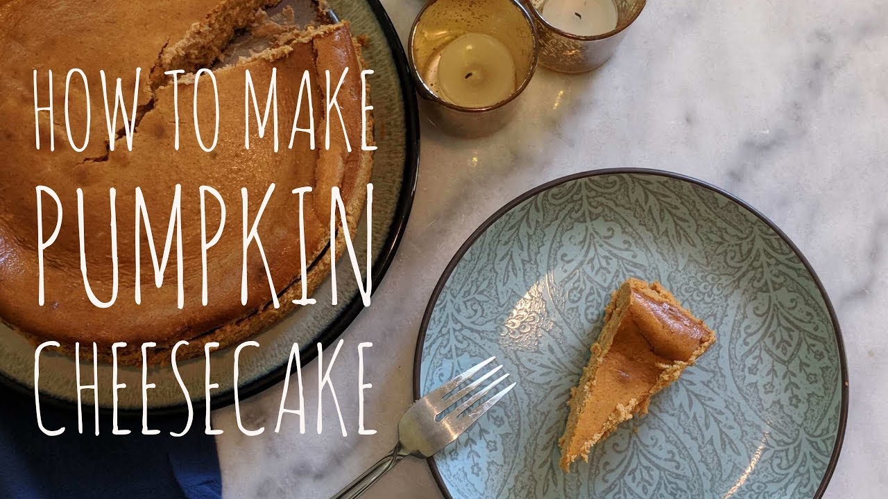 How To Make Pumpkin Cheesecake || Cara Di Falco || Cara's Cucina