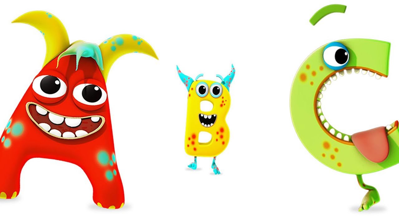 ABCD Alphabet Learning Rhymes for Kids | Monsters ABCD Fun Song | 3D Video For Kids